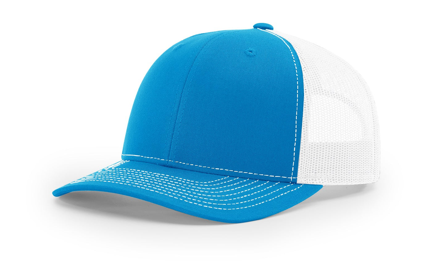 Copy of 112 Richardson Snapback Cyan/White