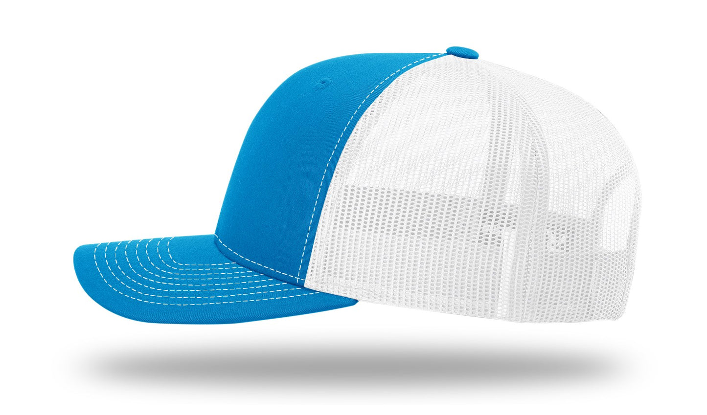 Copy of 112 Richardson Snapback Cyan/White