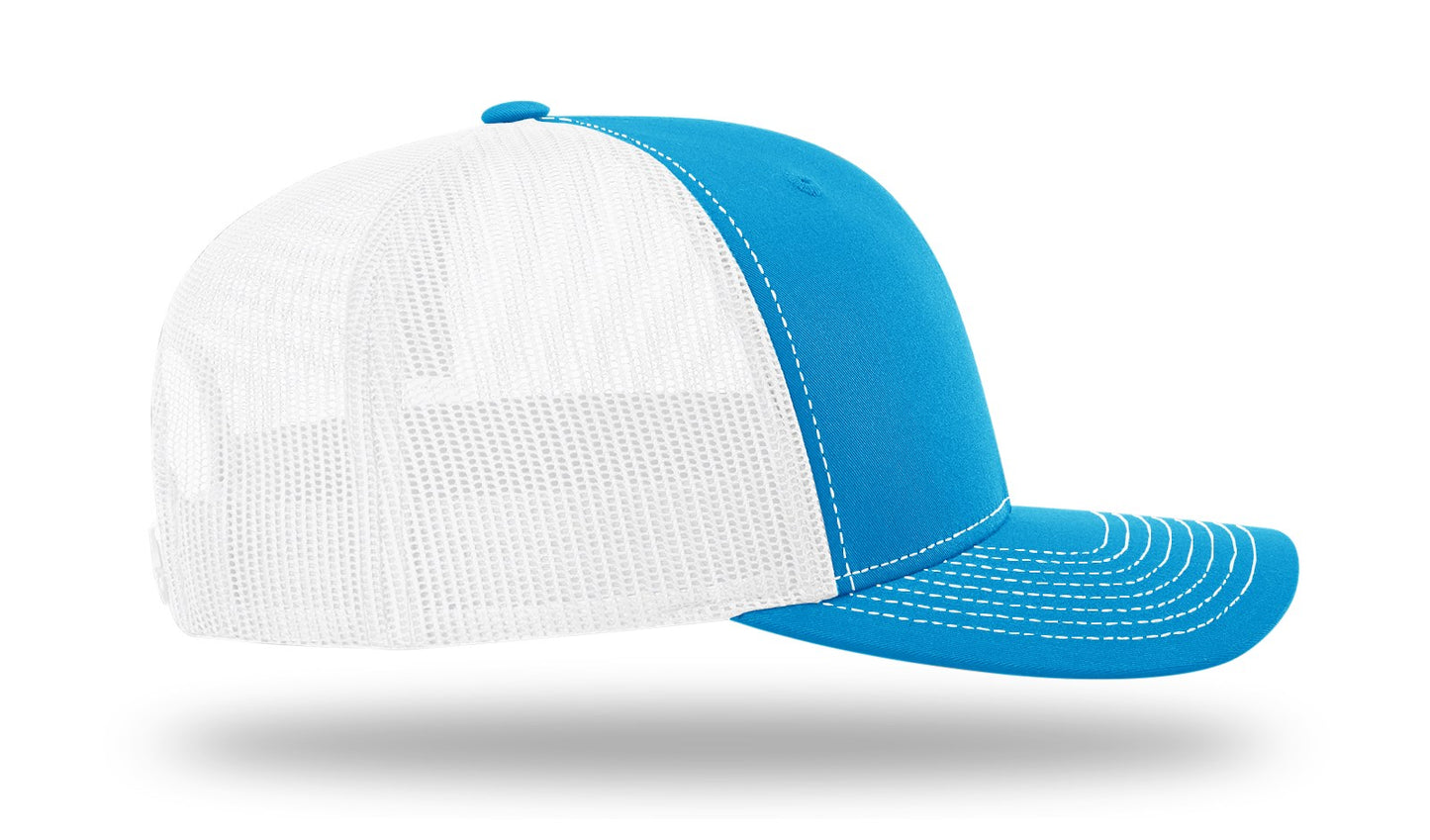 Copy of 112 Richardson Snapback Cyan/White