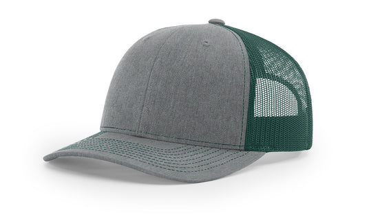 Copy of 112 Richardson Snapback Heather Grey/Dark Green