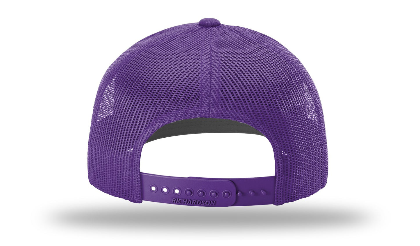 112 Richardson Snapback Solid Purple