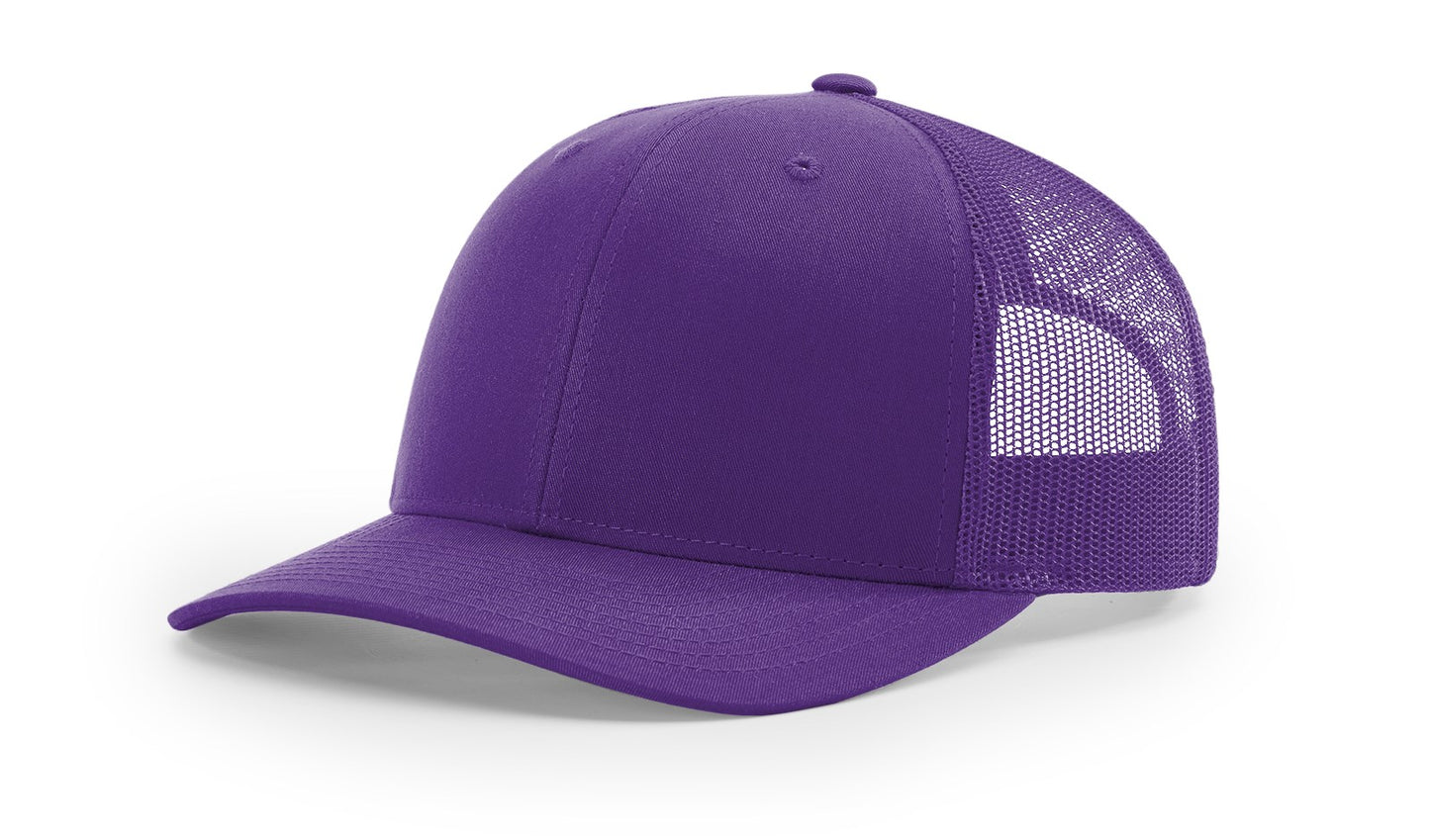 112 Richardson Snapback Solid Purple