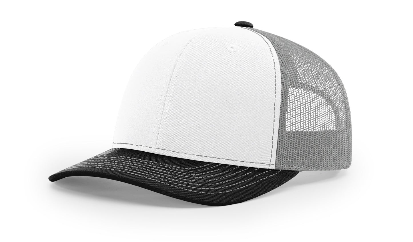 112 Richardson Snapback White/Aluminum/Black