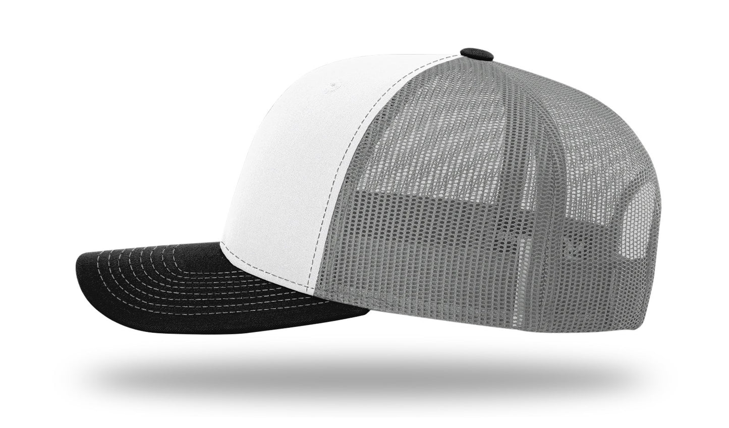 112 Richardson Snapback White/Aluminum/Black