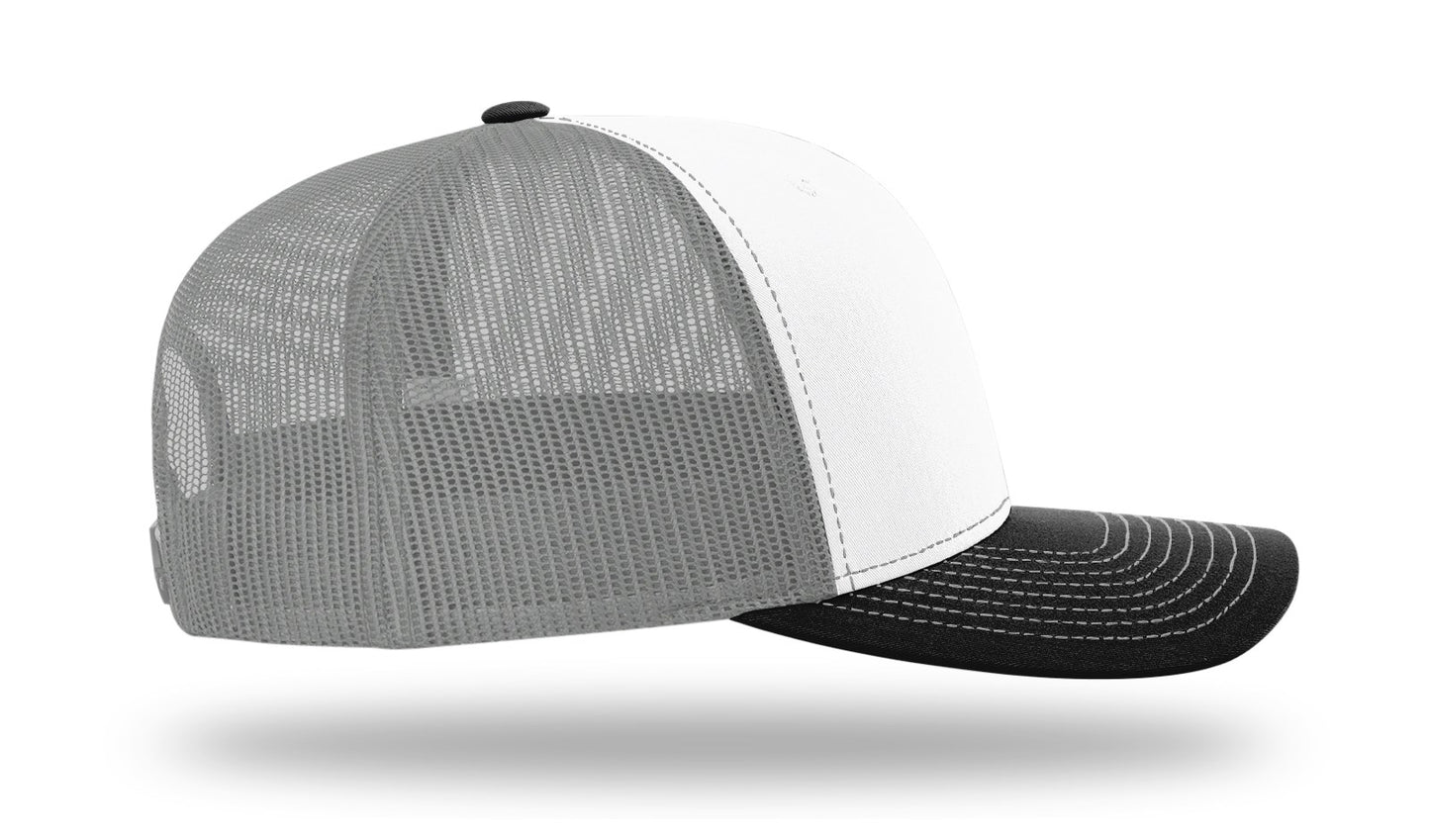 112 Richardson Snapback White/Aluminum/Black