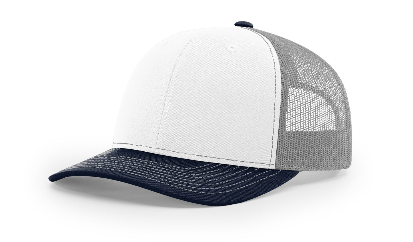 112 Richardson Snapback White/Aluminum/Navy