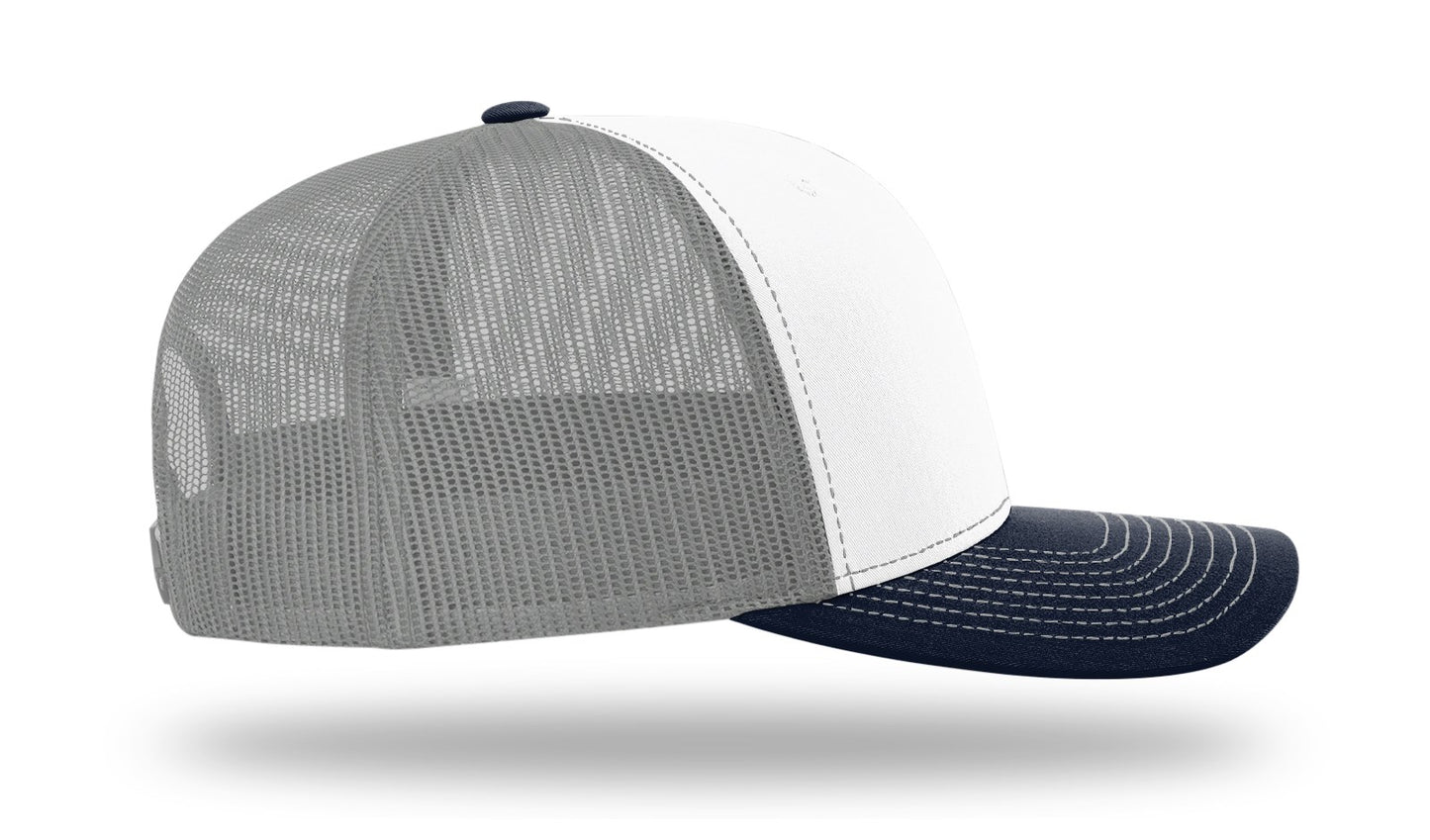 112 Richardson Snapback White/Aluminum/Navy