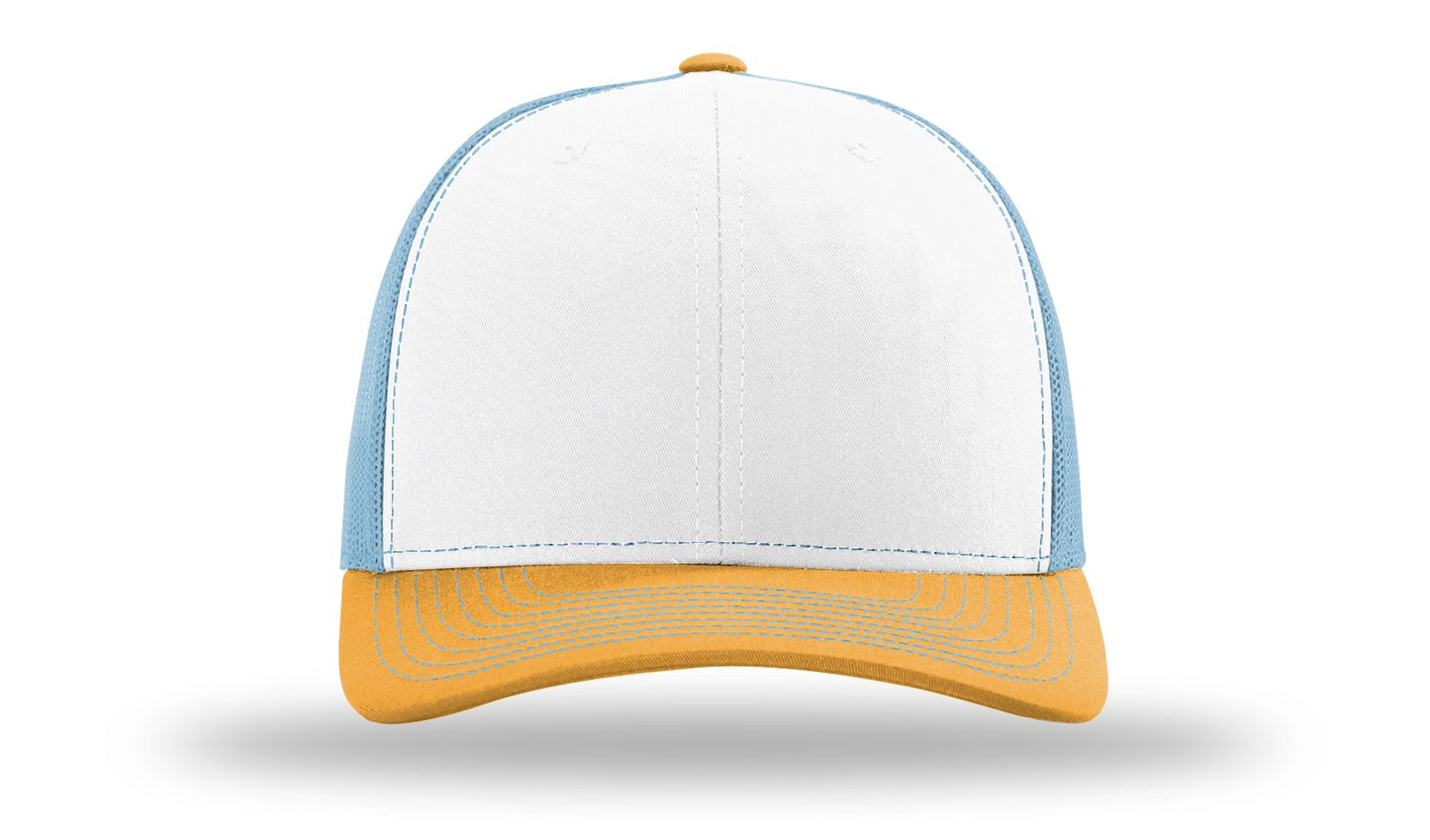 112 Richardson Snapback White/Columbia Blue/Yellow