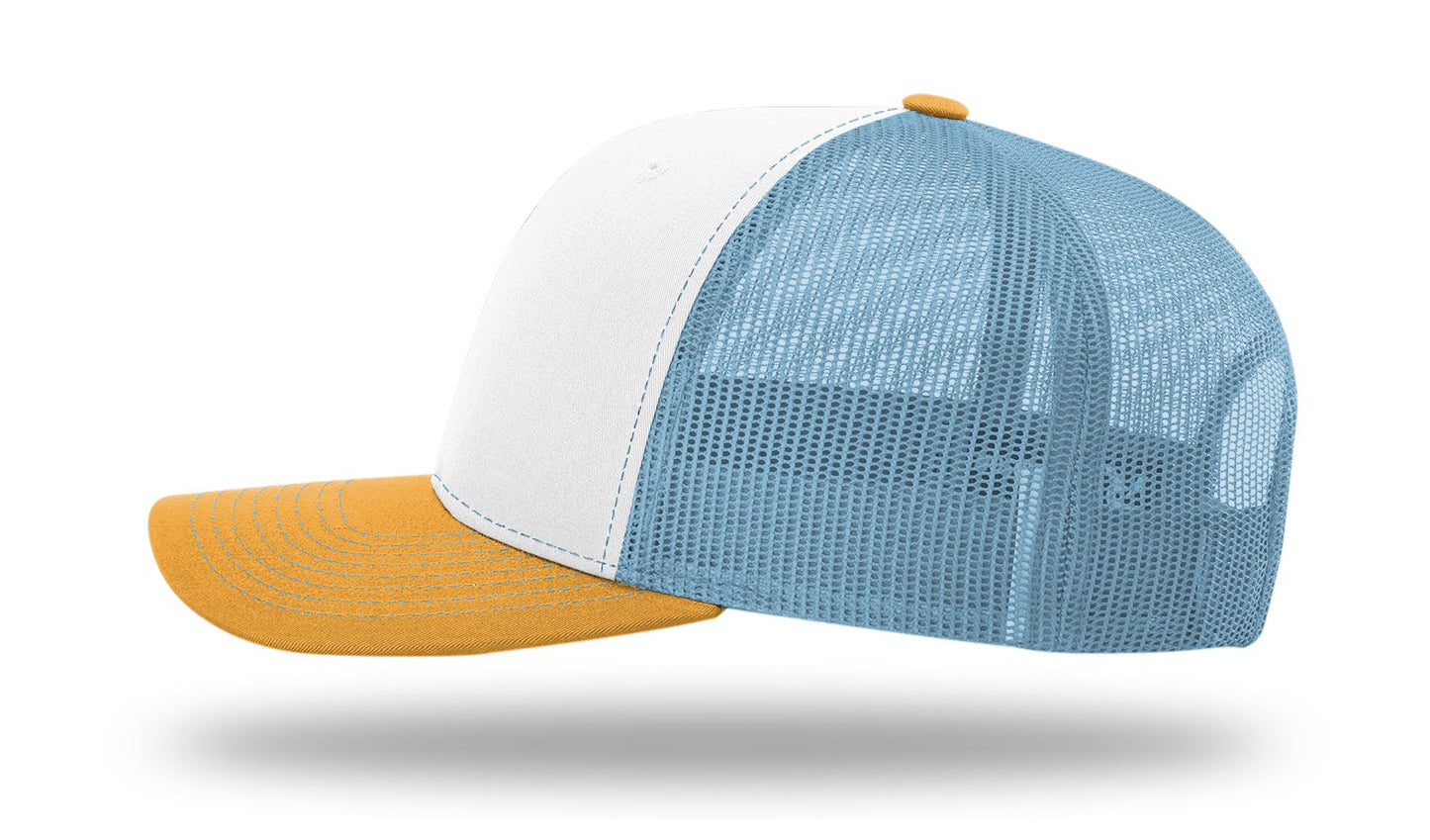 112 Richardson Snapback White/Columbia Blue/Yellow