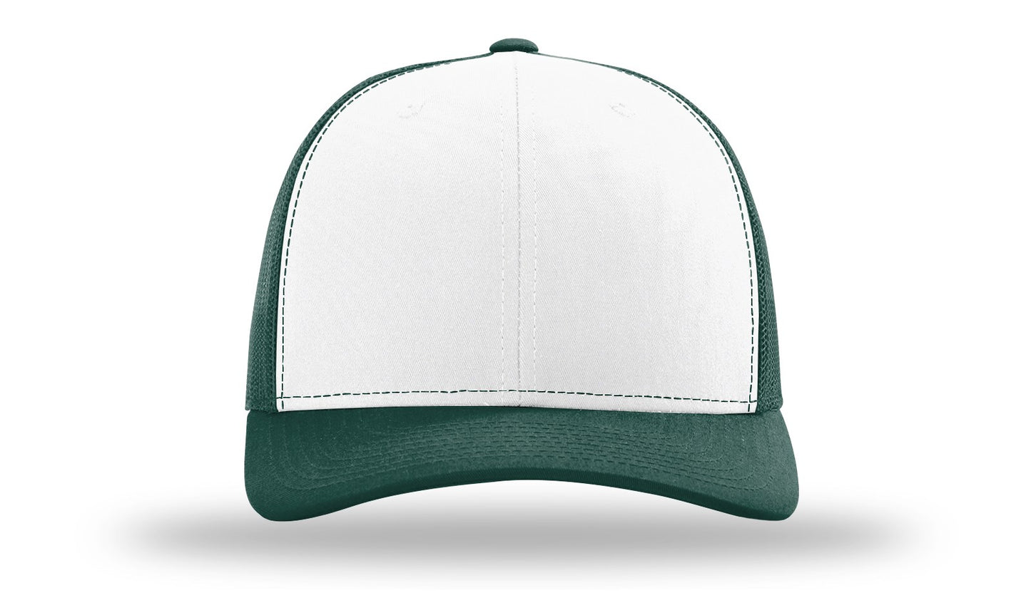 112 Richardson Snapback White/Dark Green