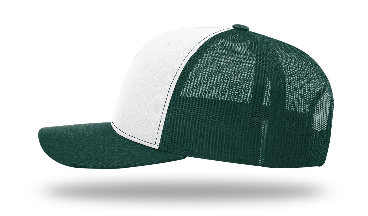 112 Richardson Snapback White/Dark Green