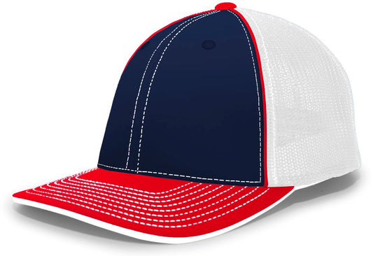 404M Pacific Flexfit Navy/White/Red