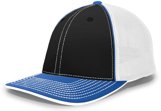 404M Pacific Flexfit Black/White/Royal