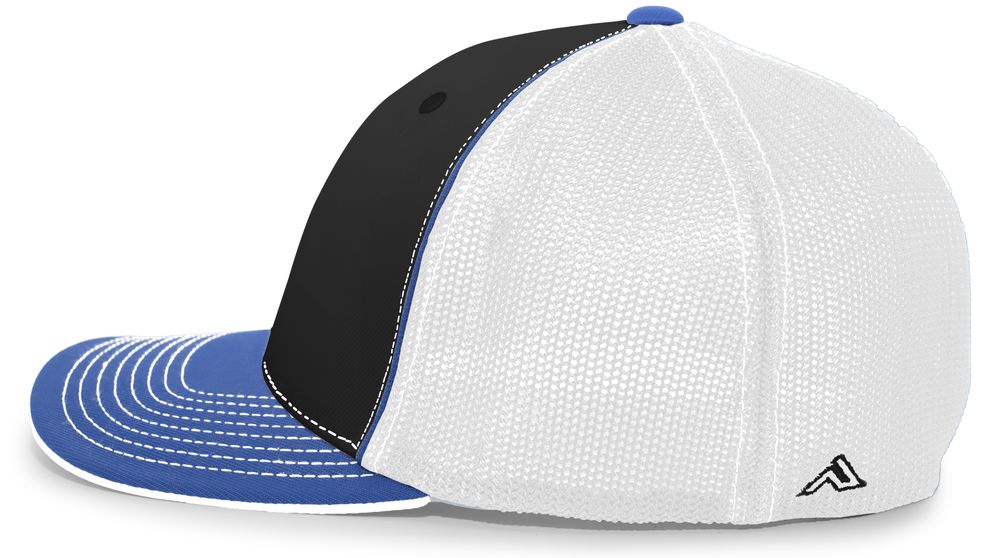 404M Pacific Flexfit Black/White/Royal