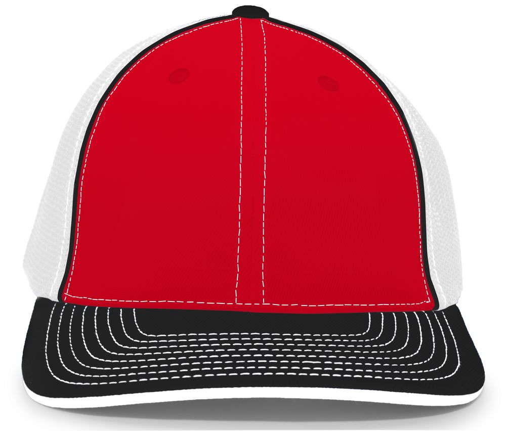 404M Pacific Flexfit Red/White/Black