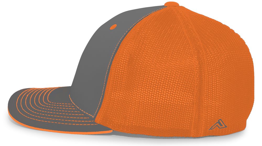 404M Pacific Flexfit Graphite/Neon Orange/Graphite