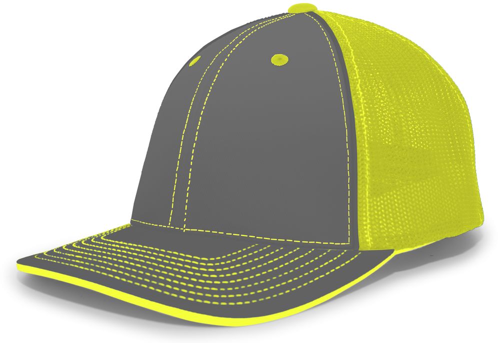 404M Pacific Flexfit Graphite/Neon Yellow/Graphite