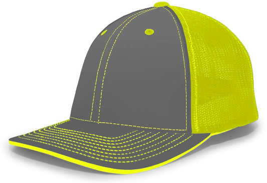 404M Pacific Flexfit Graphite/Neon Yellow/Graphite