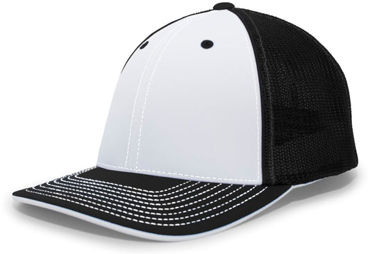 404M Pacific Flexfit White/Black/Black