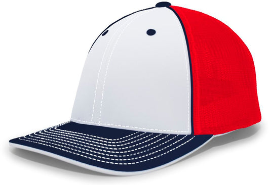 404M Pacific Flexfit White/Red/Navy