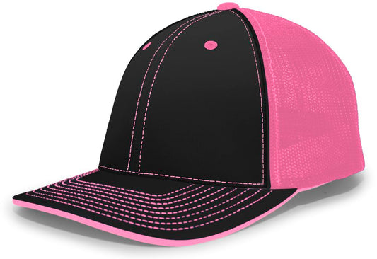 404M Pacific Flexfit Black/Pink/Black