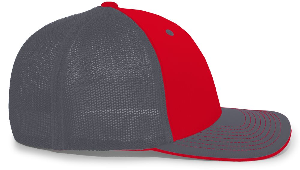 404M Pacific Flexfit Red/Graphite/Graphite