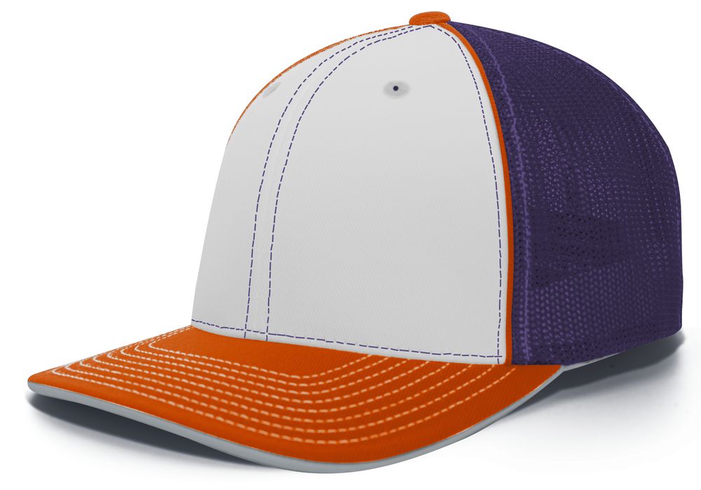 404M Pacific Flexfit White/Purple/Orange