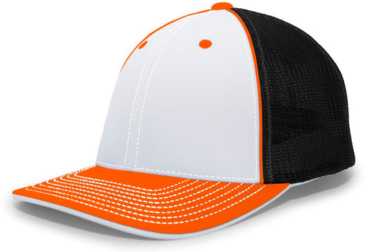 404M Pacific Flexfit White/Black/Orange