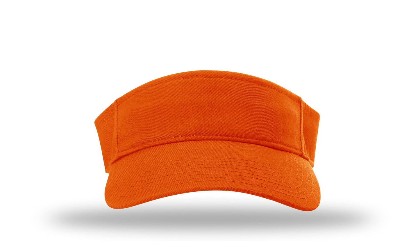 R - 45 Richardson Garment Washed Visors - Orange
