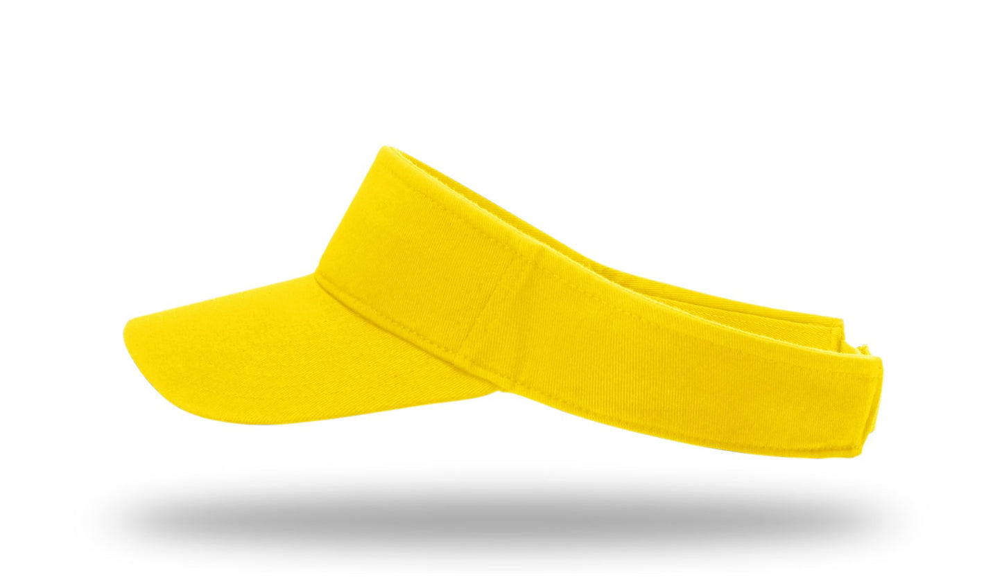 R - 45 Richardson Garment Washed Visors - Yellow